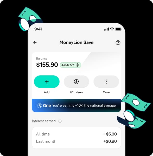 Start earning on your savings