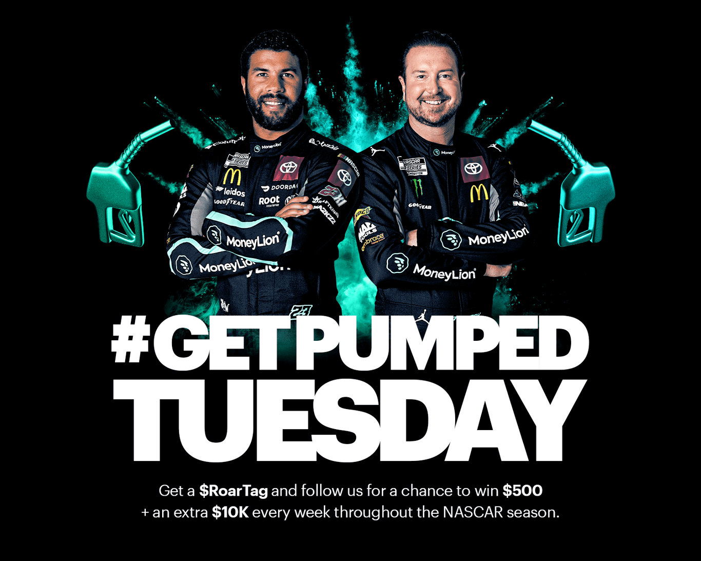 MoneyLion and 23XI Racing Announce Weekly Gas Money Giveaway for NASCAR Season