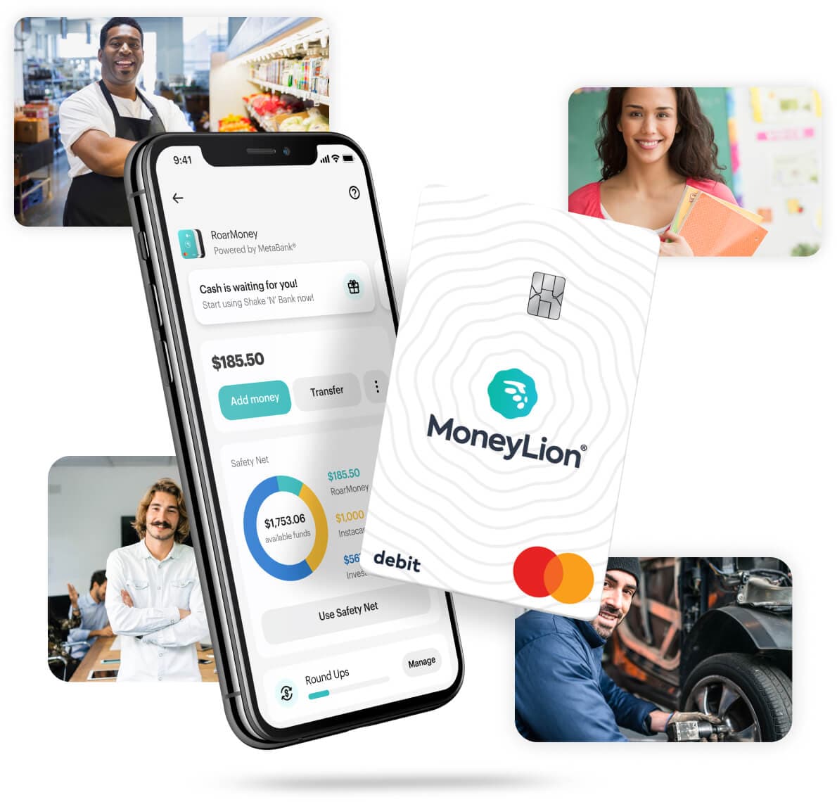 MoneyLion team members at a company event